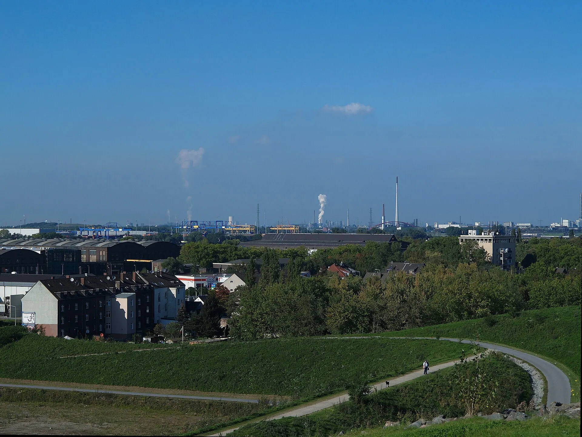Blick von der Heinrich-Hildebrand-Höhe im Angerpark