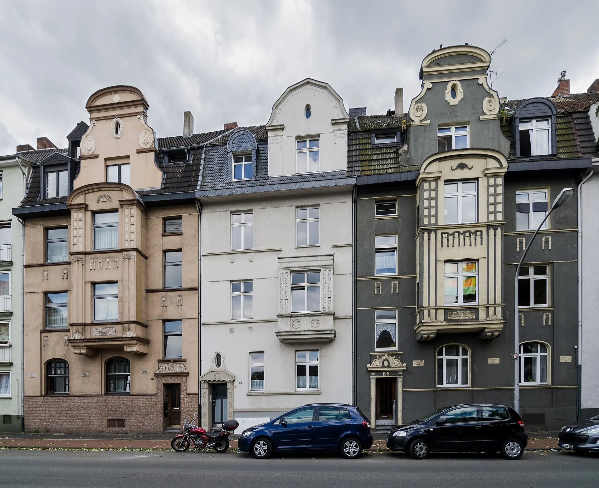 Wohnbebauung an der Heerstraße im Stadtteil Hochfeld